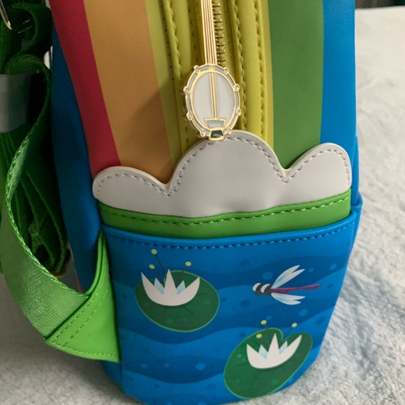 Loungefly Muppets Rainbow Connection Kermit Backpack Shoulder Bag Purse NWT main image 4